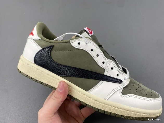 Kick Theory DM7866-200 OLIVE SCOTT X LOW TRAVIS JORDAN AIR 1 OG MEDIUM 0704